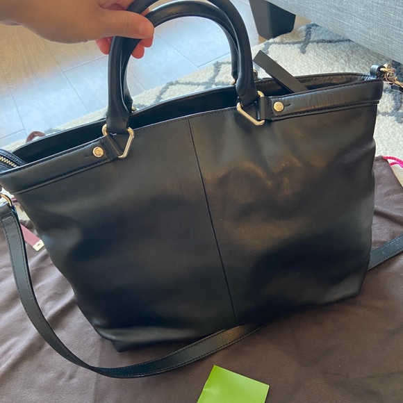 Kate Spade Black Carry-all Shoulder Bag with strap - Picture 3 of 16